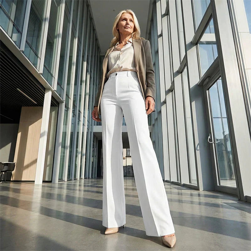 Ravella | Chic hoge taillebroek met flatterende pasvorm voor werk en elegante momenten