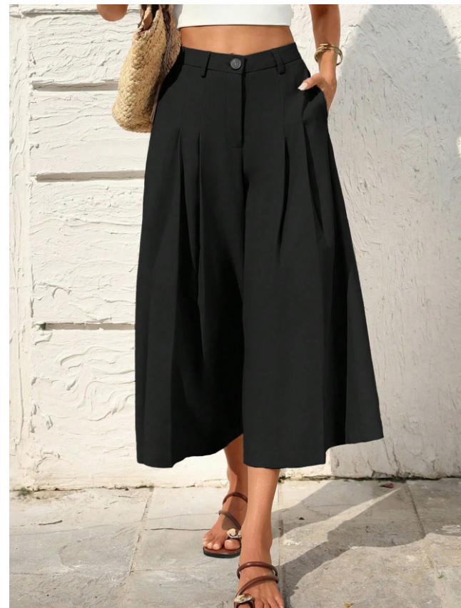 Elena | Elegante Linnenlook Capri Broek (TIJDELIJK 1+1 GRATIS)