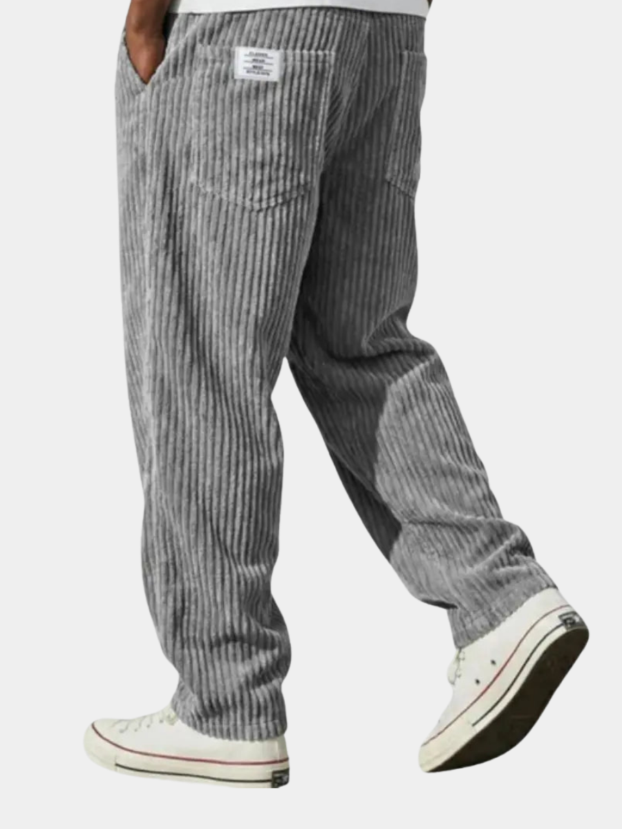 Leandro | Ribfluwelen Comfortbroek
