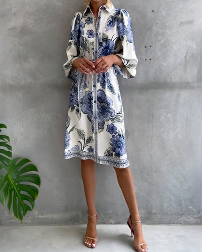Marielle | Elegante Franse Printjurk