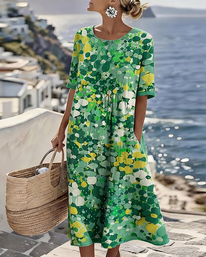 Amélie | Luchtige Bloemenjurk