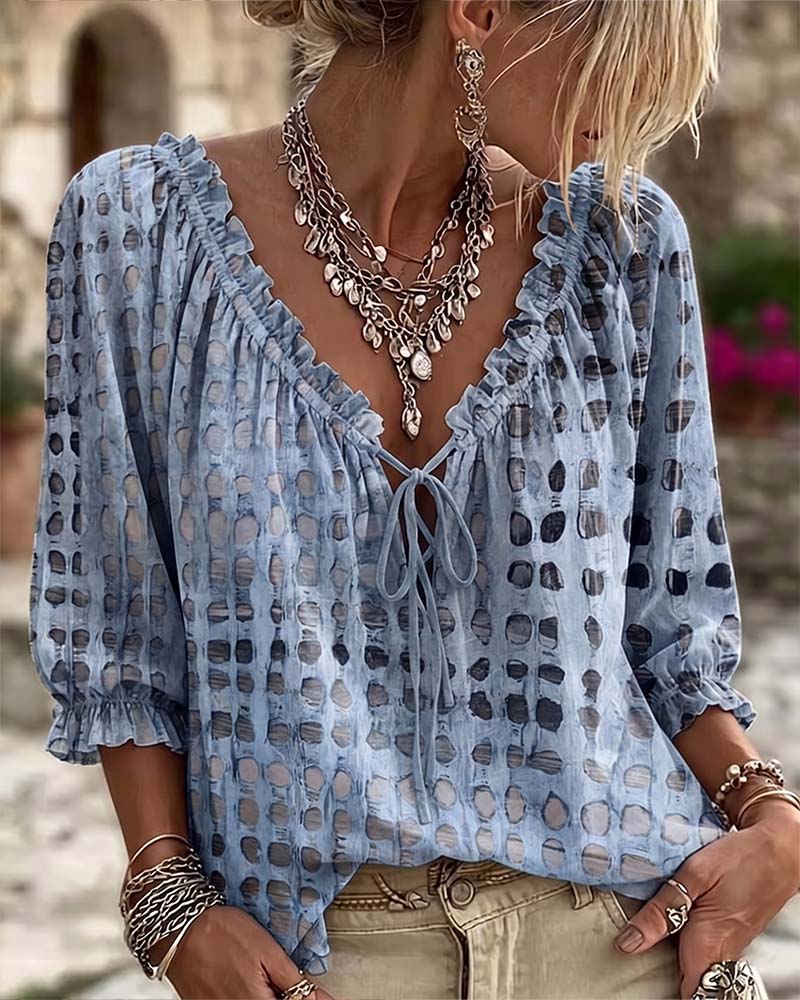 Juliette | Elegante Polka Dot Blouse