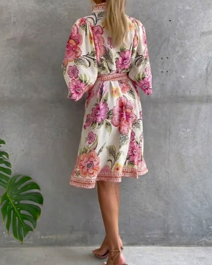 Marielle | Elegante Franse Printjurk