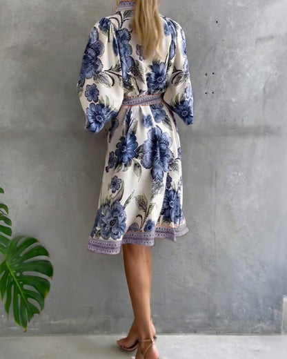 Marielle | Elegante Franse Printjurk