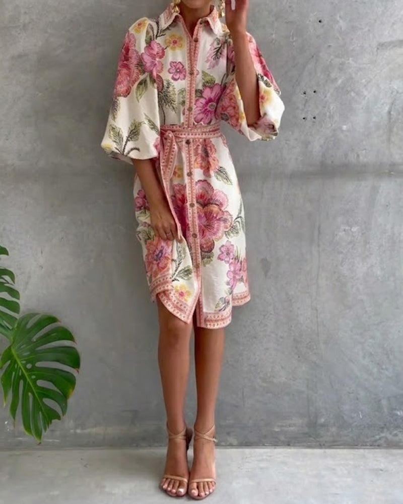 Marielle | Elegante Franse Printjurk