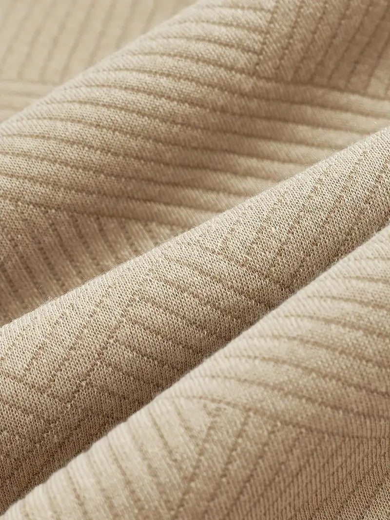 Romano | Vintage Geometrisch Ontwerp Sweater Met Rits