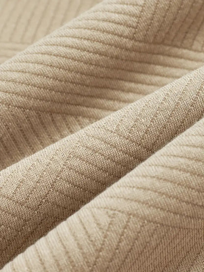Romano | Vintage Geometrisch Ontwerp Sweater Met Rits