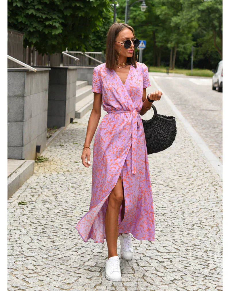 Esméa | Elegante Wikkeljurk met Flatterende Pasvorm