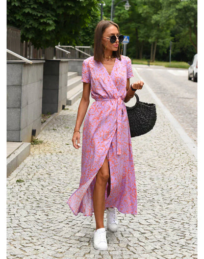 Esméa | Elegante Wikkeljurk met Flatterende Pasvorm