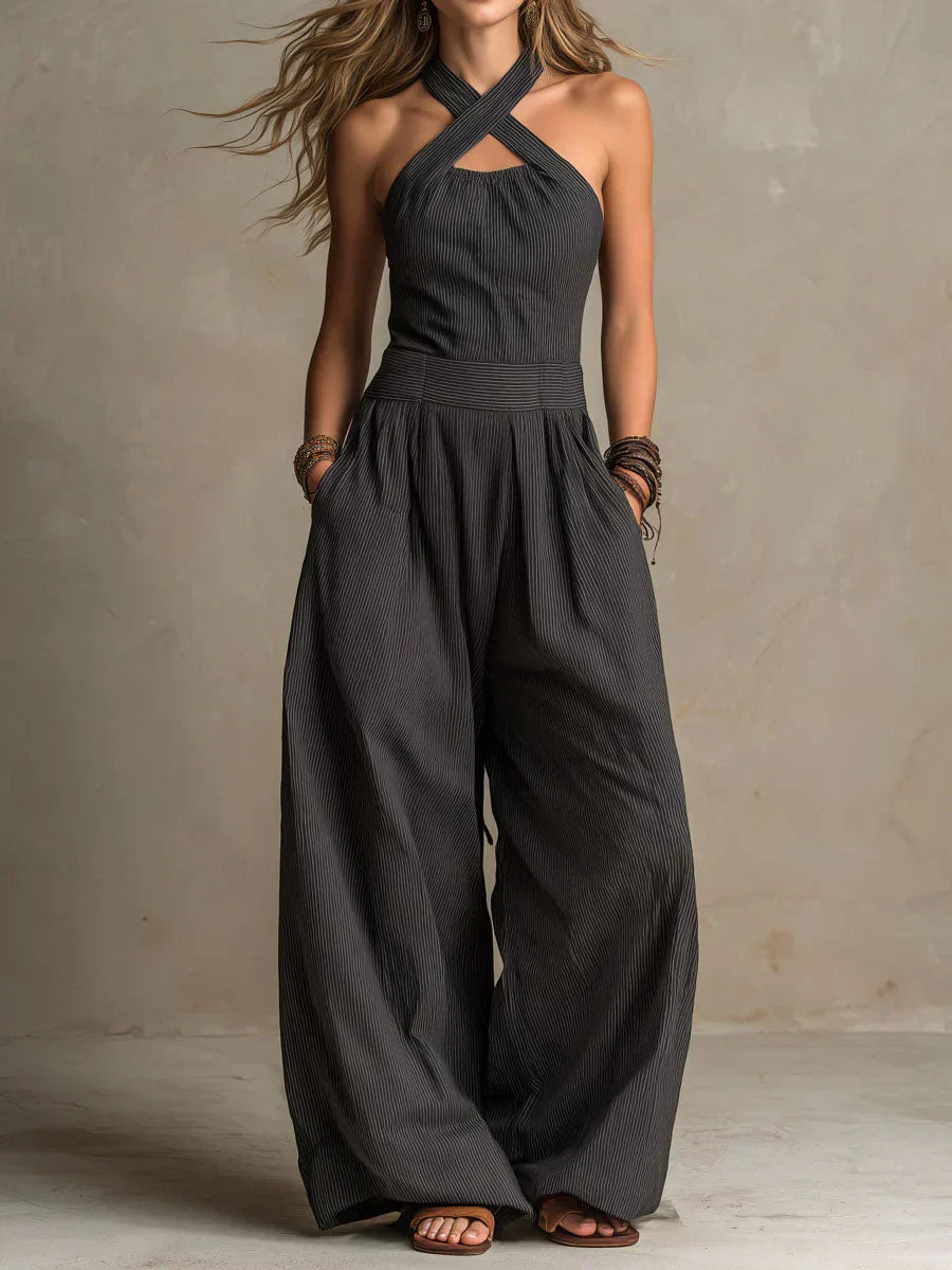 Bianca | Elegante Linnenlook Jumpsuit