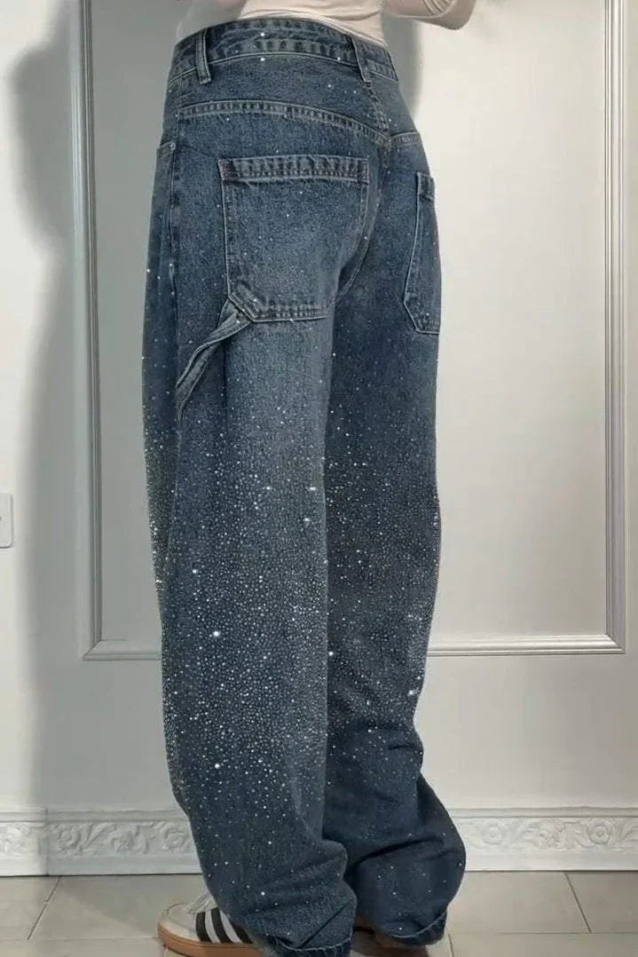 Bellanova | Sparkle Wide-Leg Jeans voor een Galactische Look