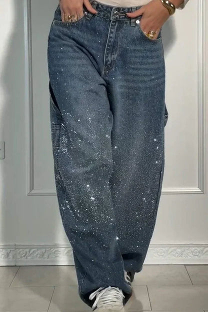 Bellanova | Sparkle Wide-Leg Jeans voor een Galactische Look