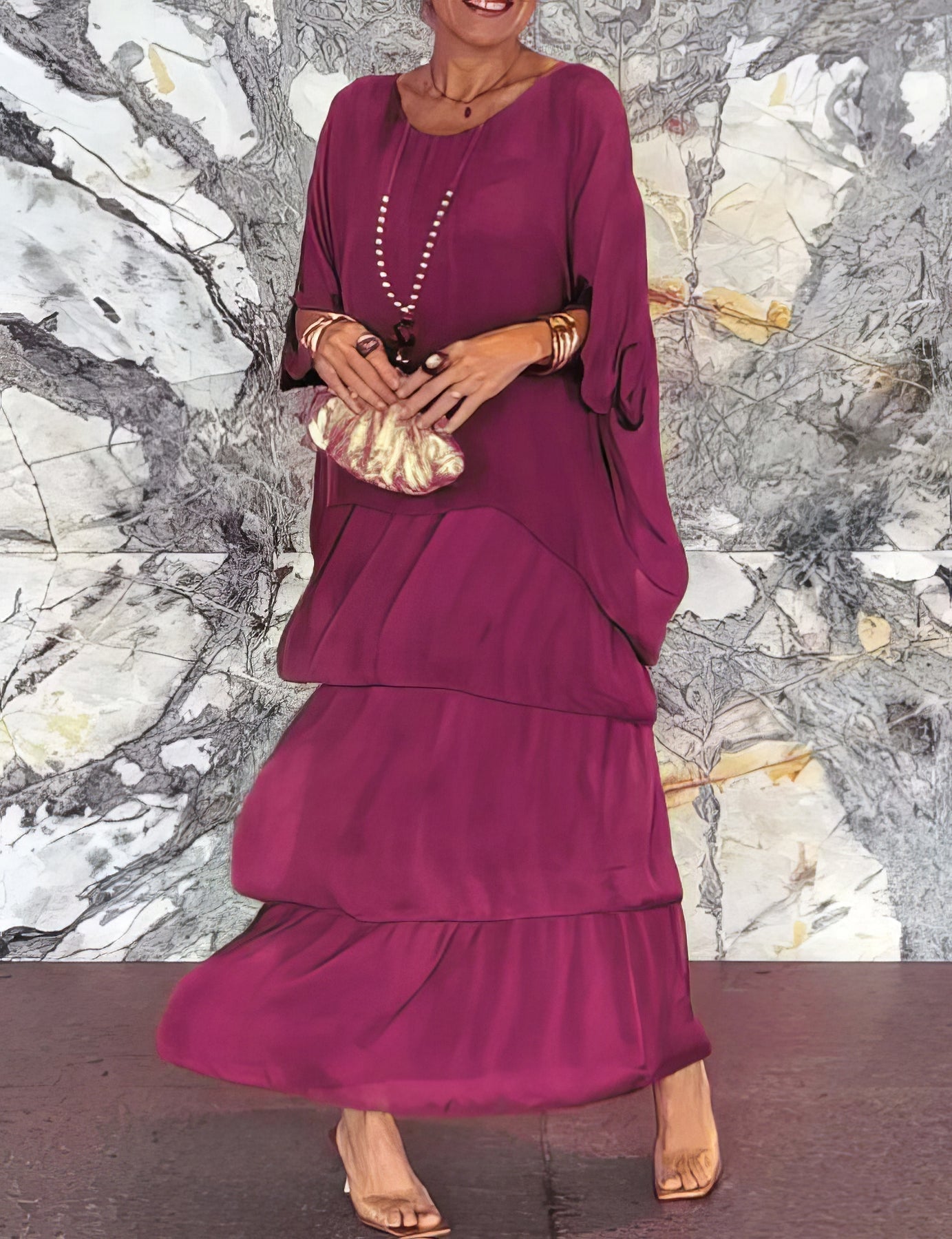 Aveline | Elegante Maxi Jurk Comfortabel