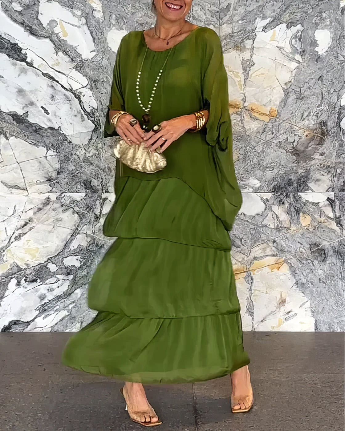 Aveline | Elegante Maxi Jurk Comfortabel